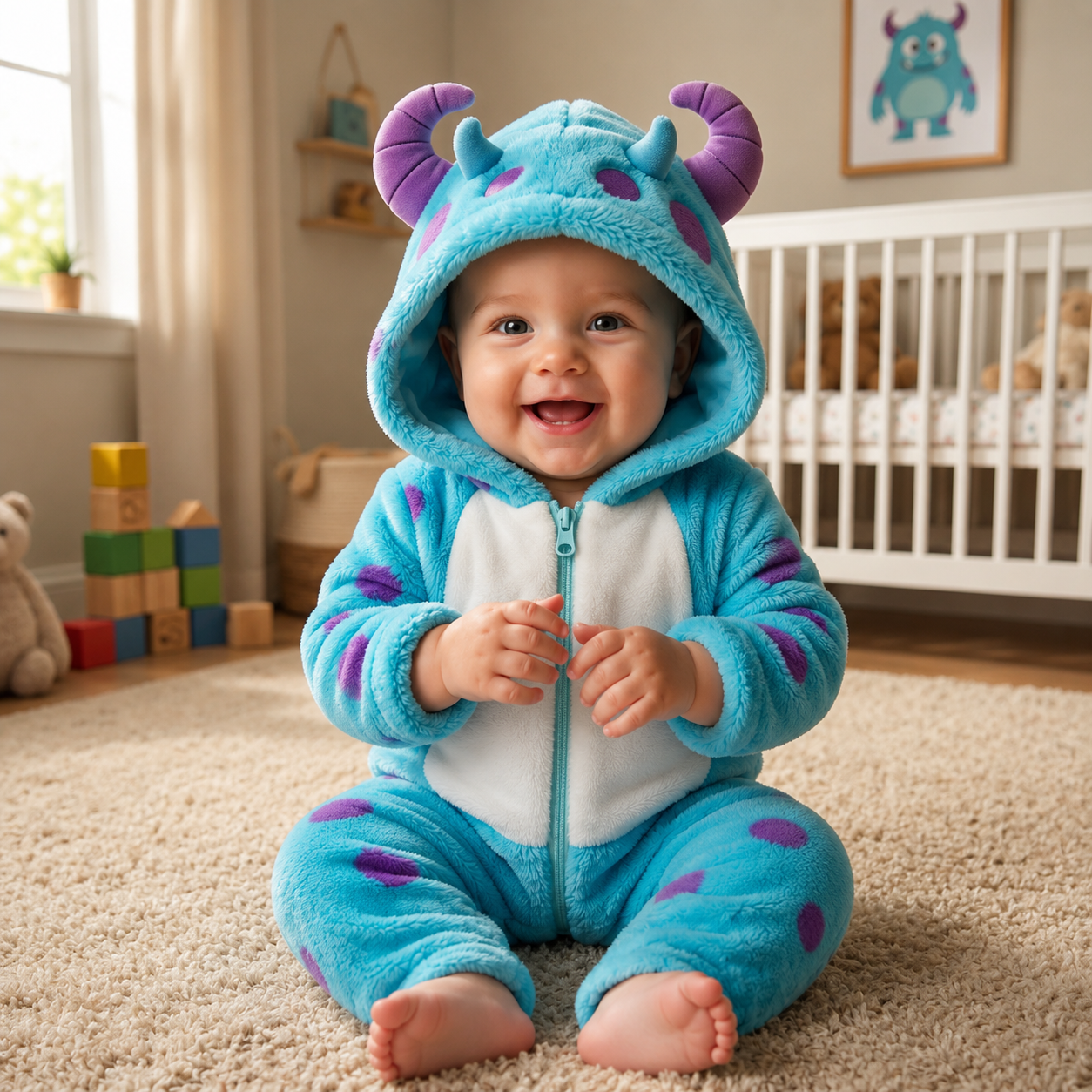 Cozy Animal Fleece Jumpsuit