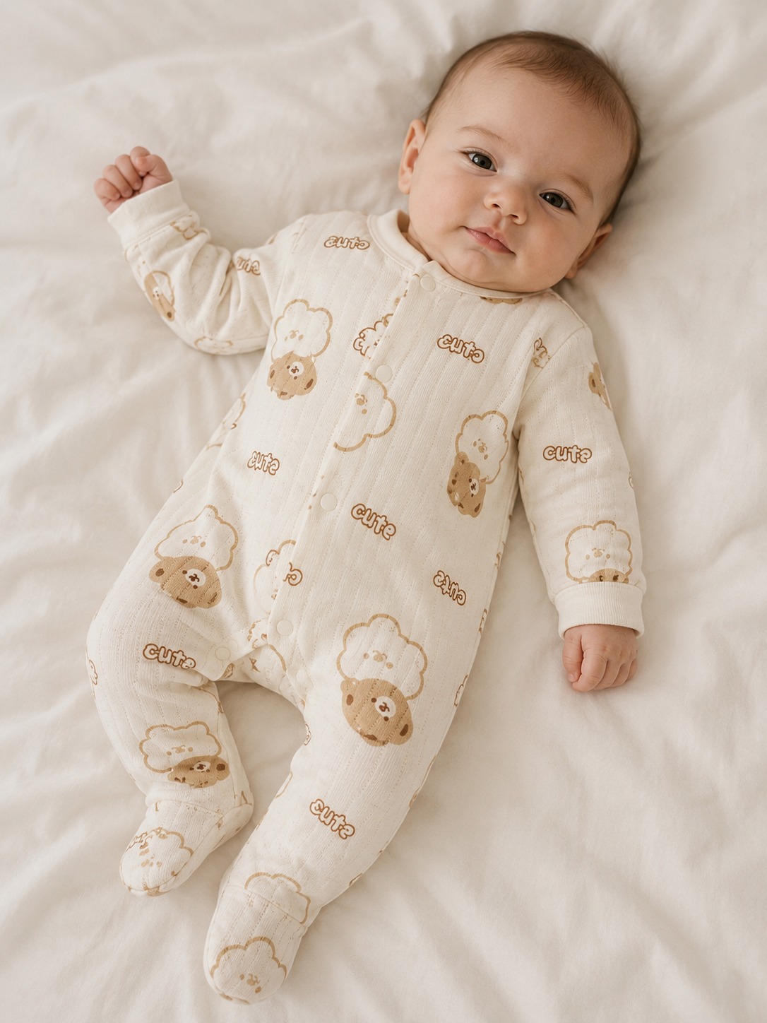 Printed Cotton Baby Romper