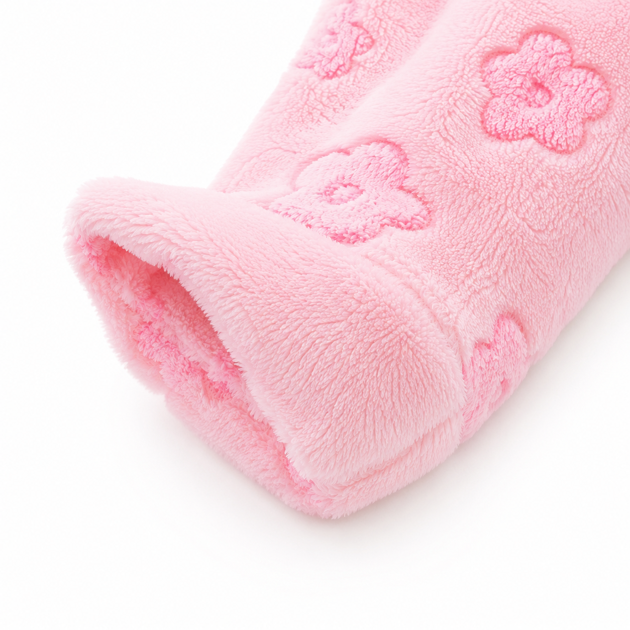 Kids' Plush Jumpsuit Pink