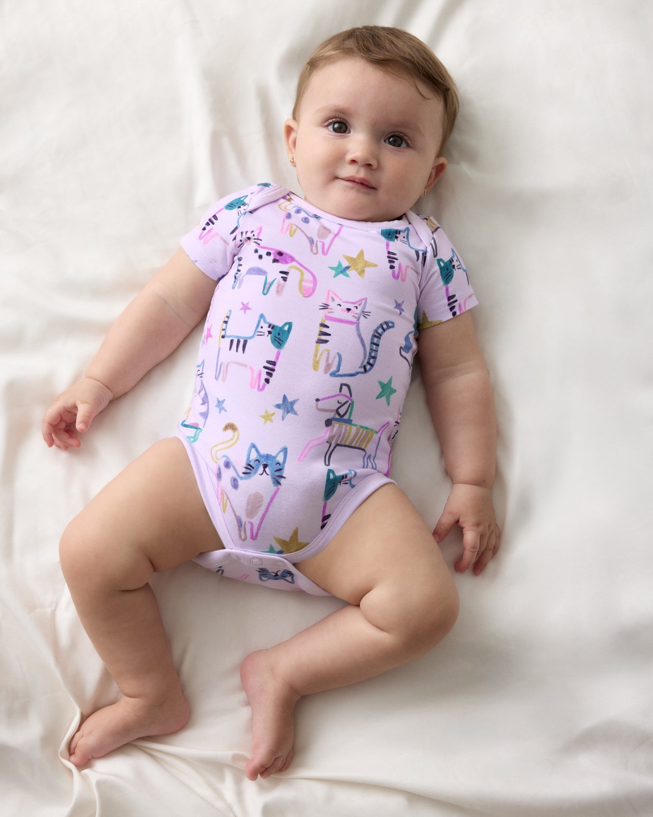 Whiskers & Wags Purple Bodysuit