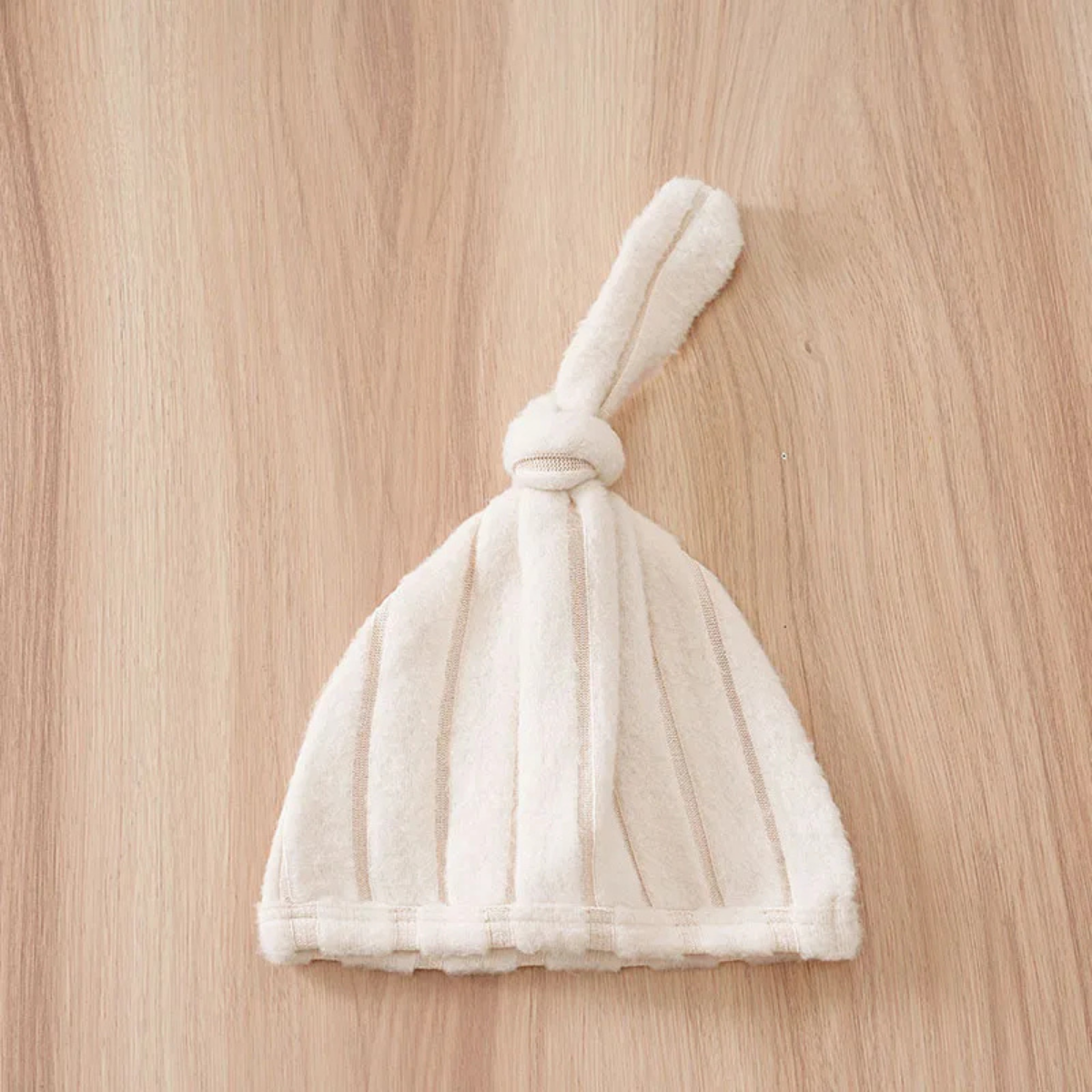 Knitted Bear Romper & Hat Set
