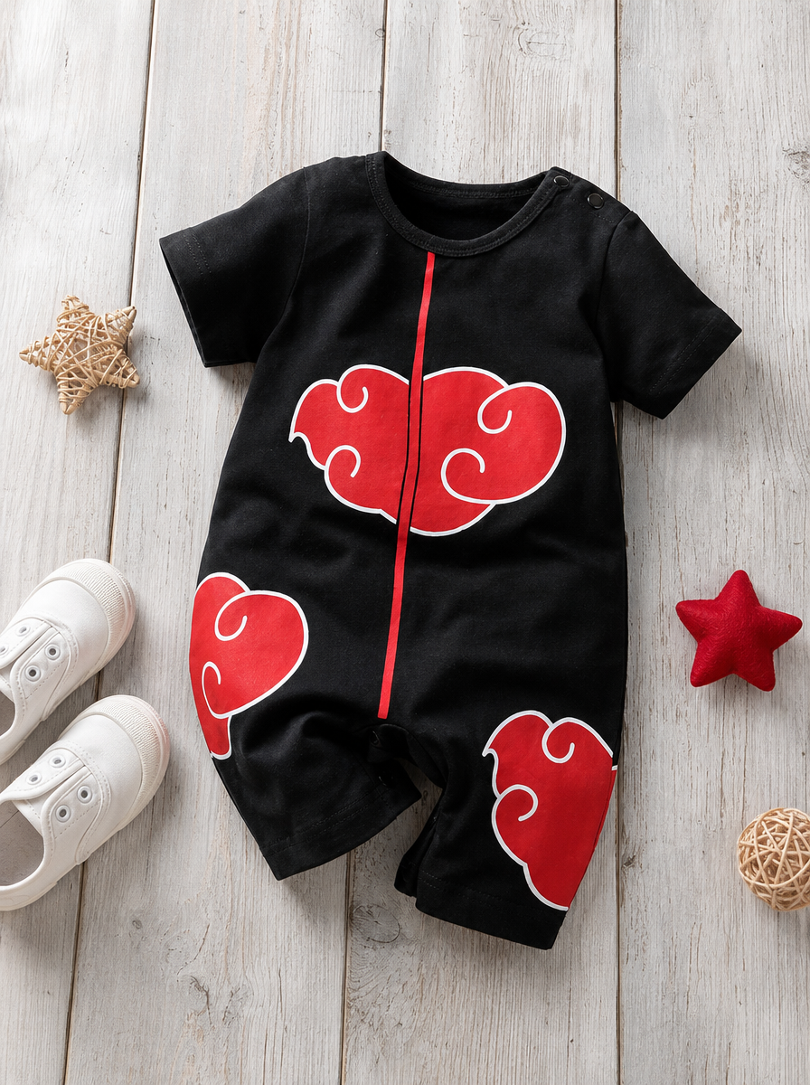 Newborn Baby Anime Cotton Romper – Unisex