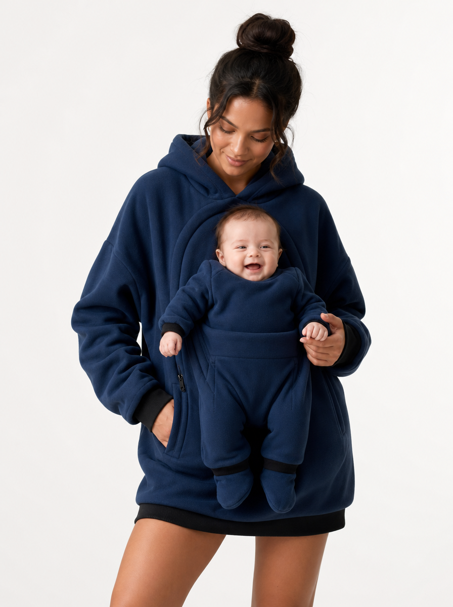 Women's Fleece Babywearing Hoodie
