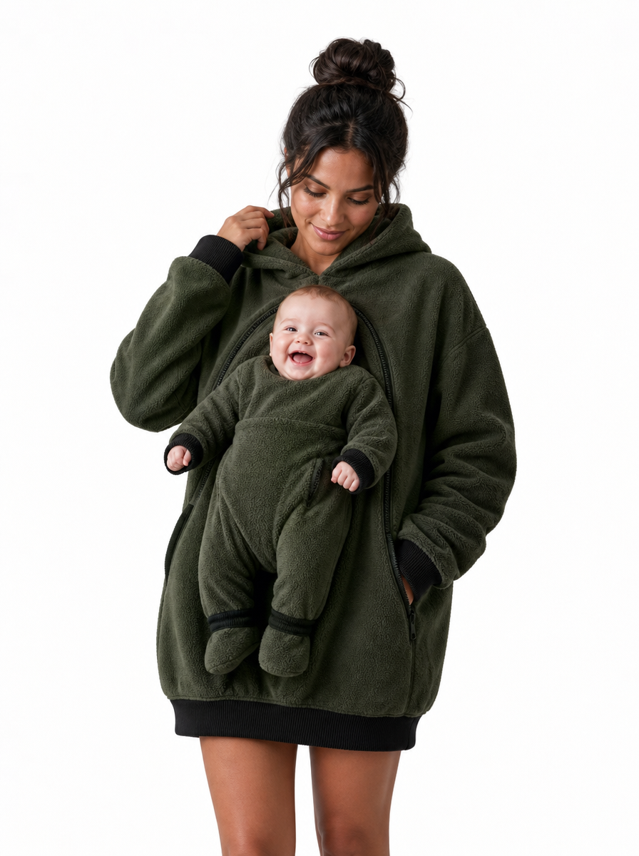 Women's Fleece Babywearing Hoodie