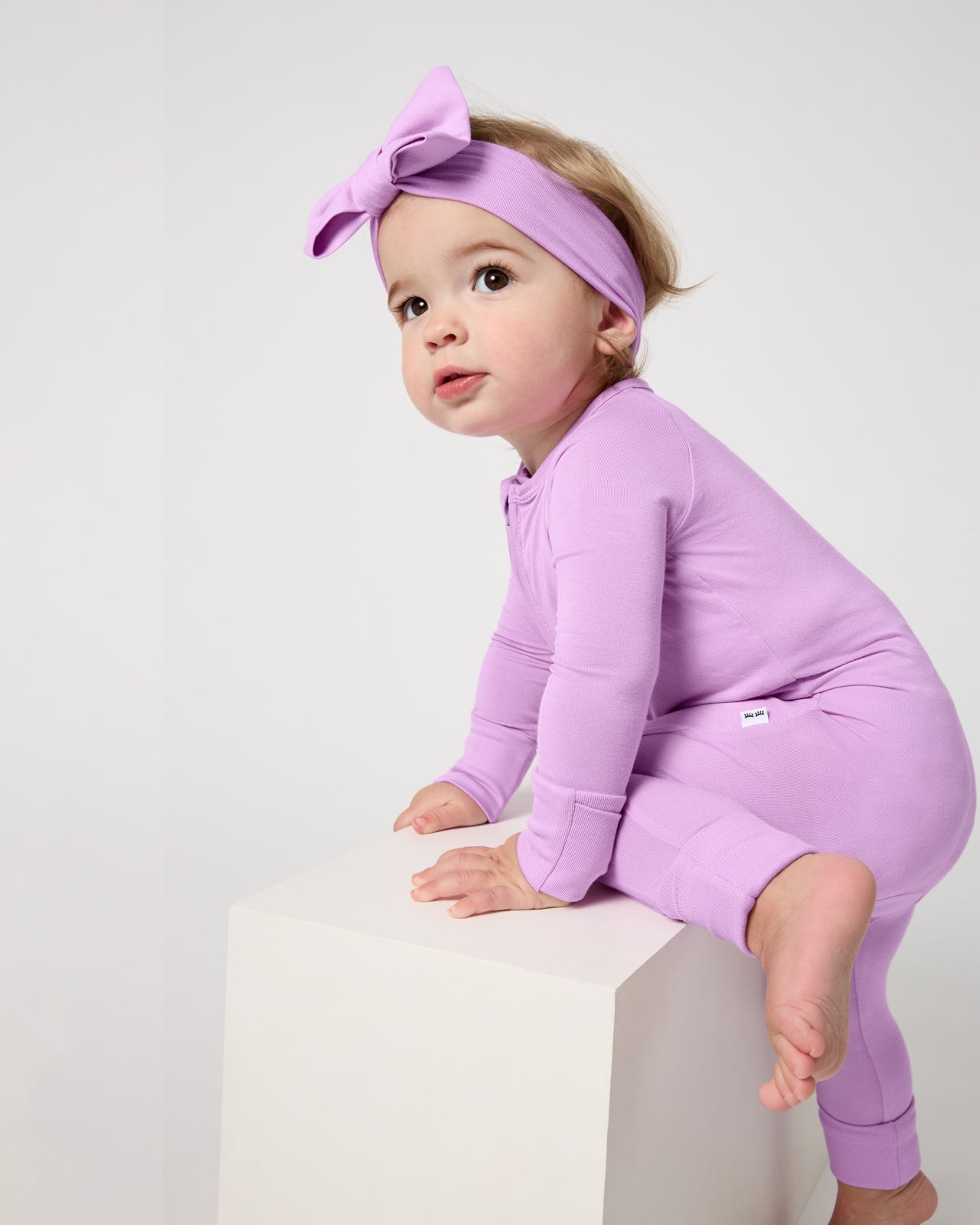Soft Wisteria Luxe Bow Headband