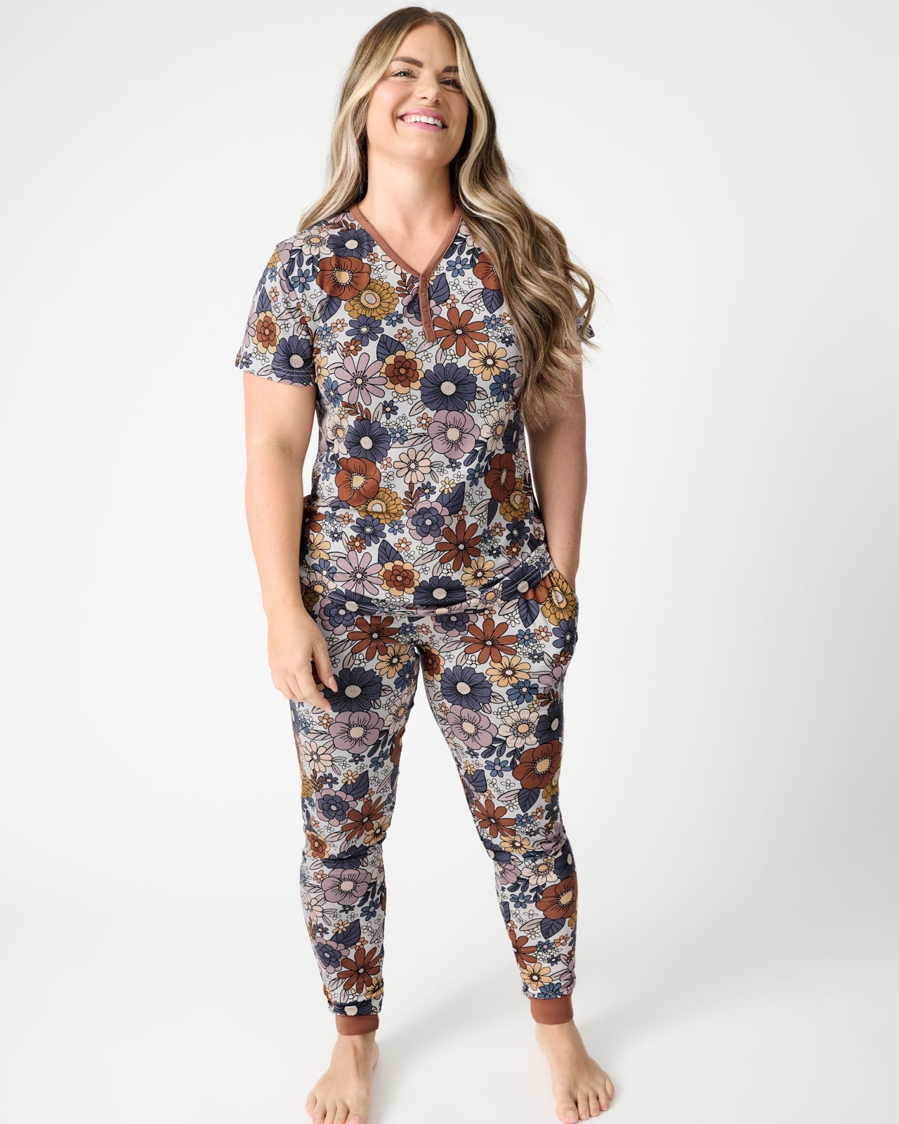 Wildwood Floral Women's Short Sleeve Pajama Top