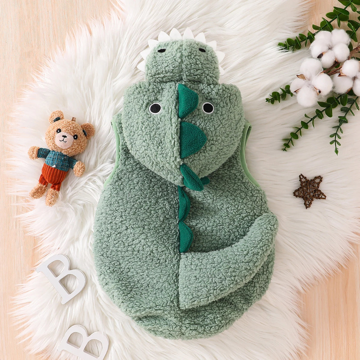 Baby Dinosaur Costume Romper with Hat