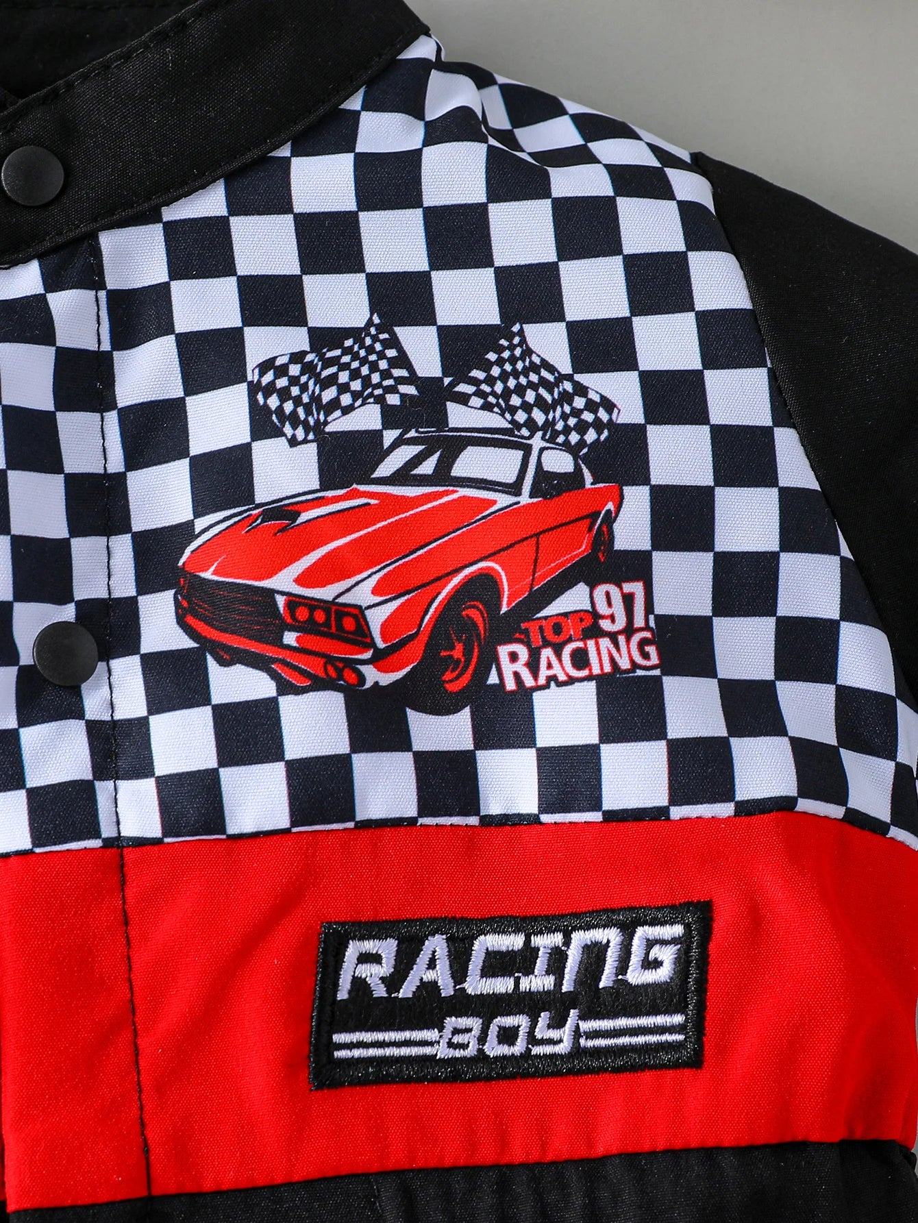 Baby Racer Denim Overalls
