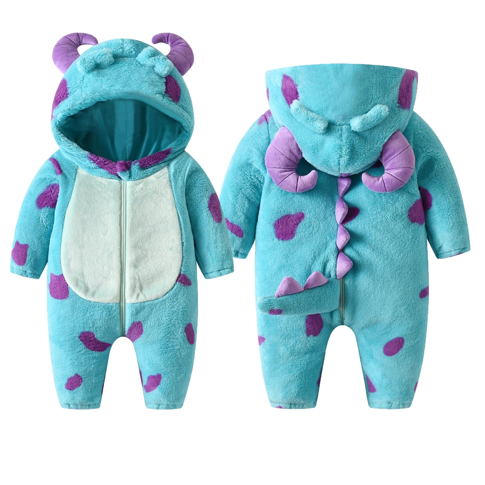 Cozy Animal Fleece Jumpsuit