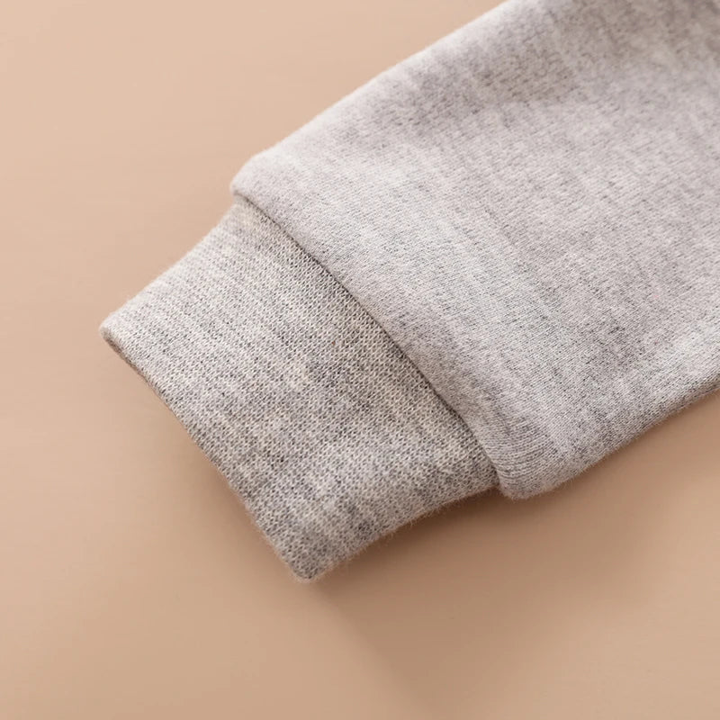 Cozy Baby Jumpsuit & Hat Set
