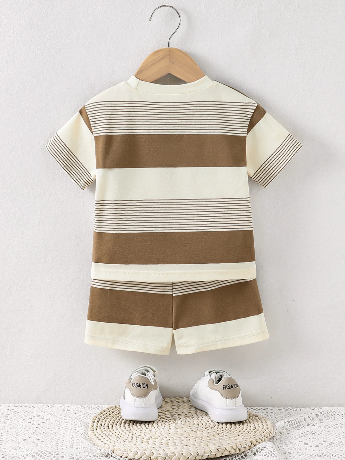 Baby Knit T-Shirt & Shorts Set