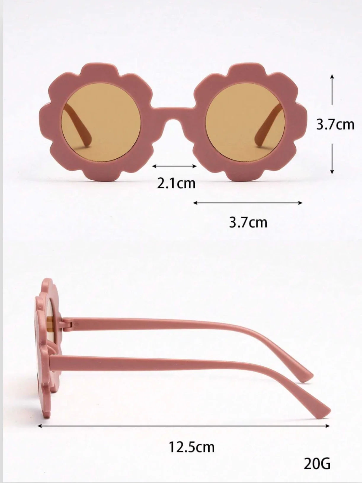 Kids Set of 3 Flower Sunglasses