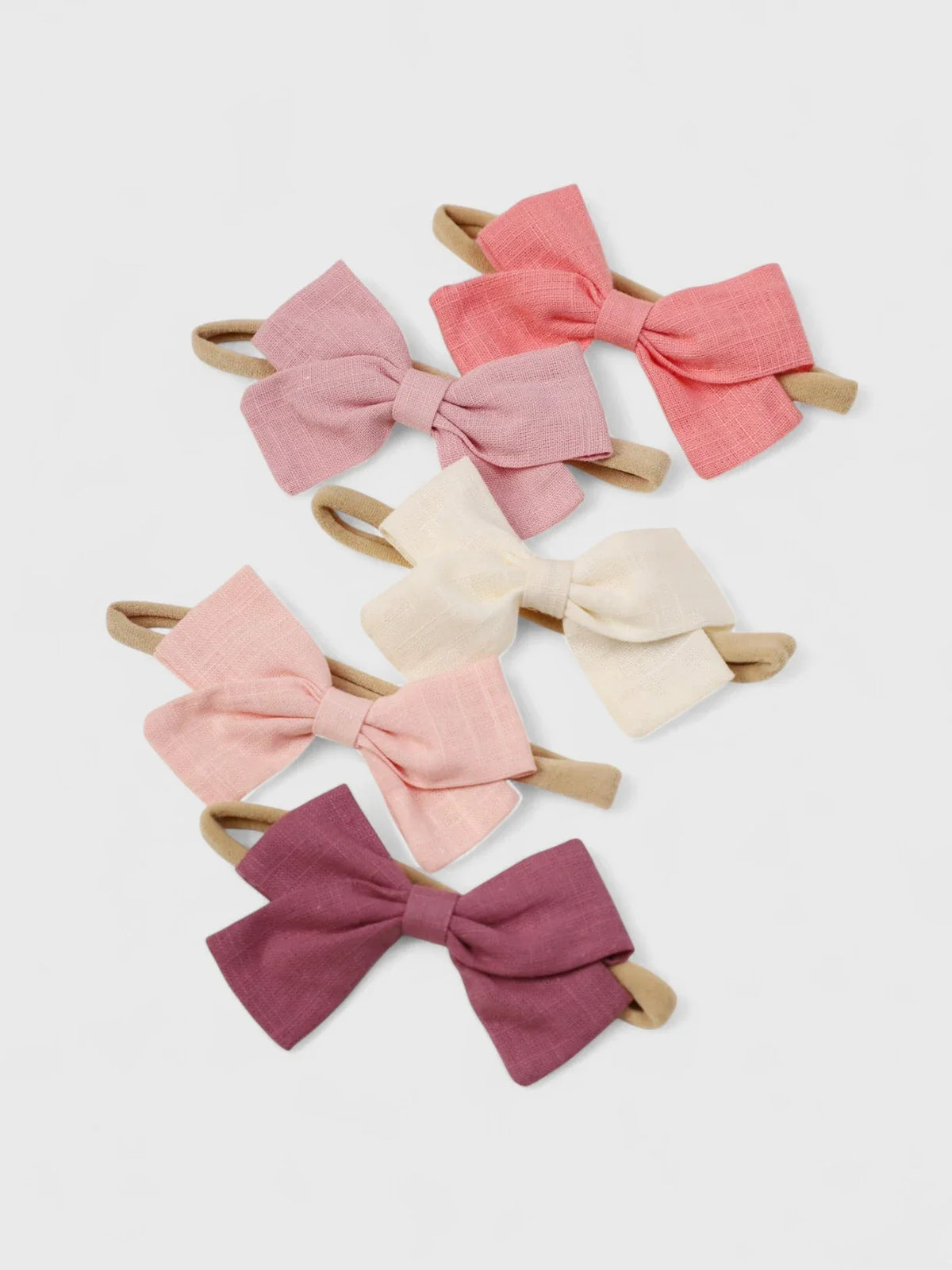 5 Pc Baby Girl Bows Set