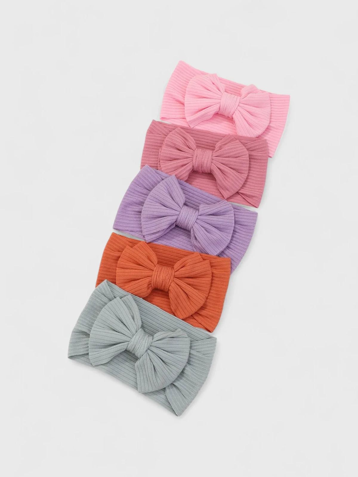 5 Pc Baby Girl Wide Headband