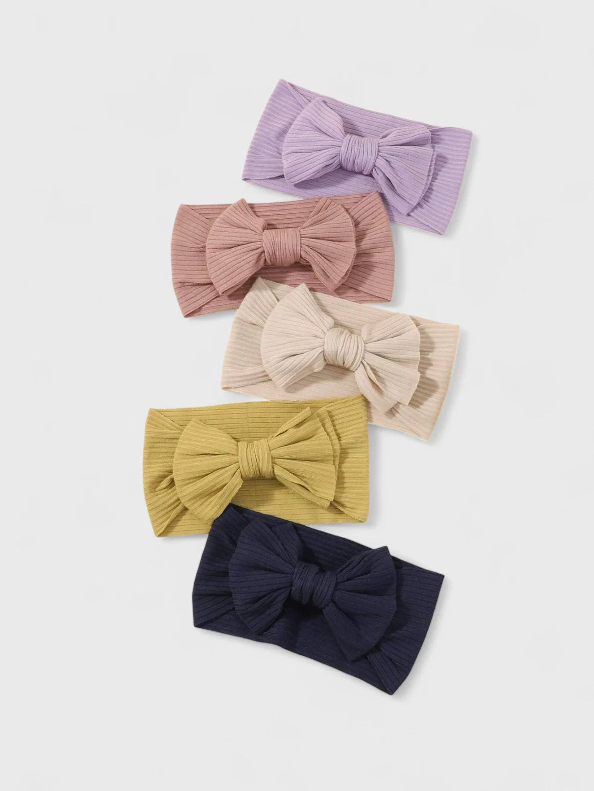 5 Pc Baby Girl Wide Headband