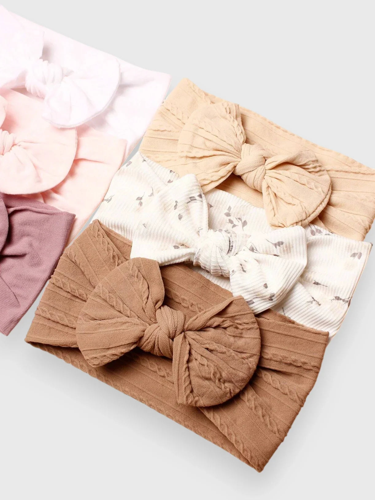 Pc Baby Girl Ribbed Wide Headband