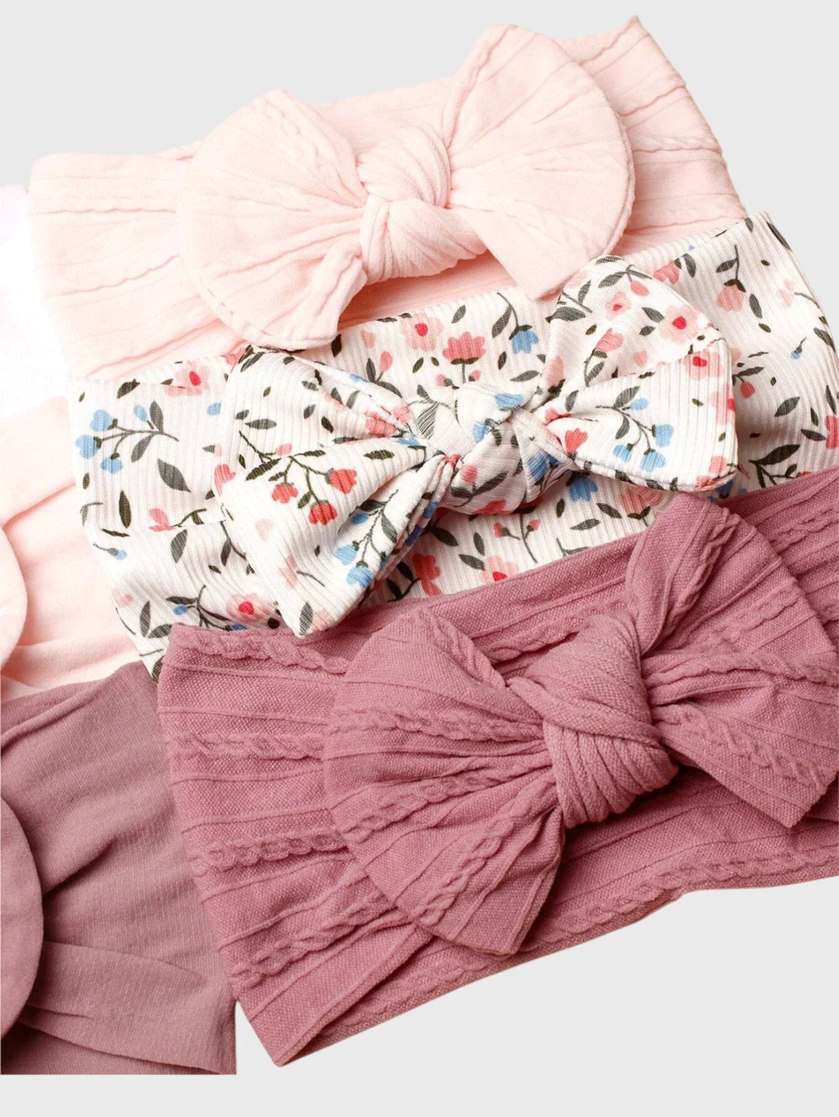 Pc Baby Girl Ribbed Wide Headband