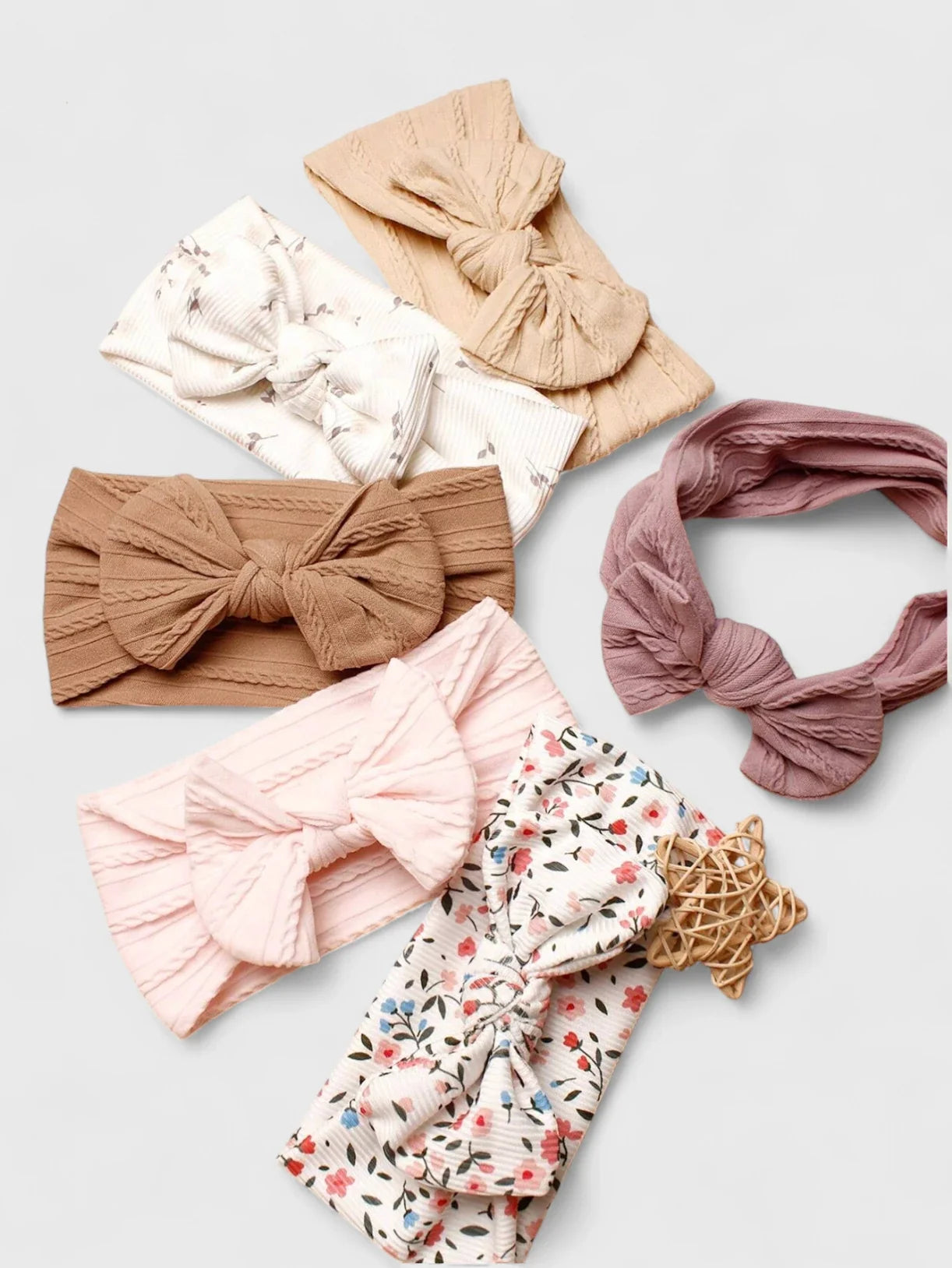 Pc Baby Girl Ribbed Wide Headband