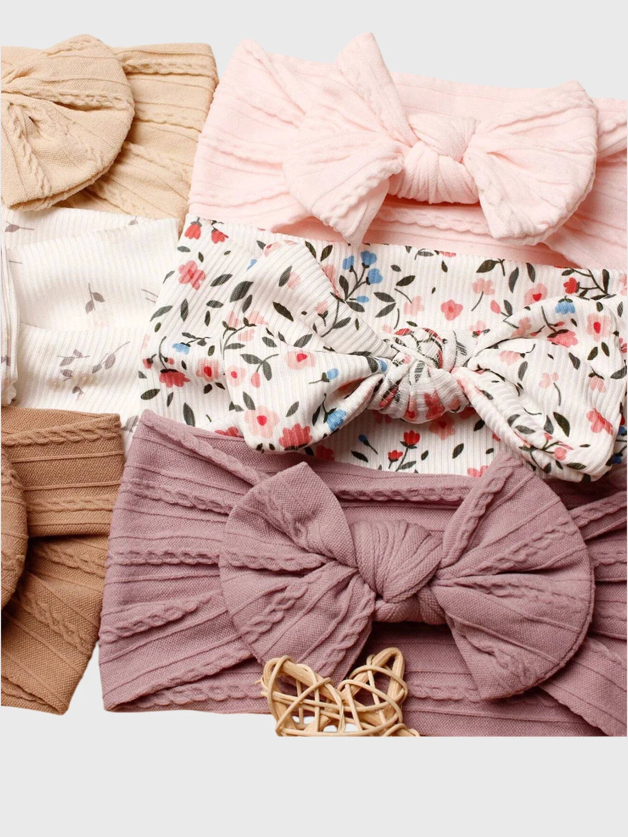 Pc Baby Girl Ribbed Wide Headband