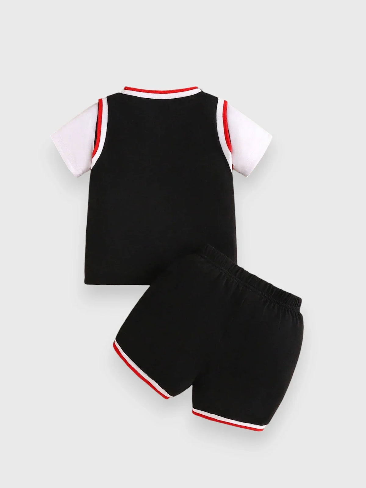 Baby Boy Basketball Jersey 2 in 1 Short Set