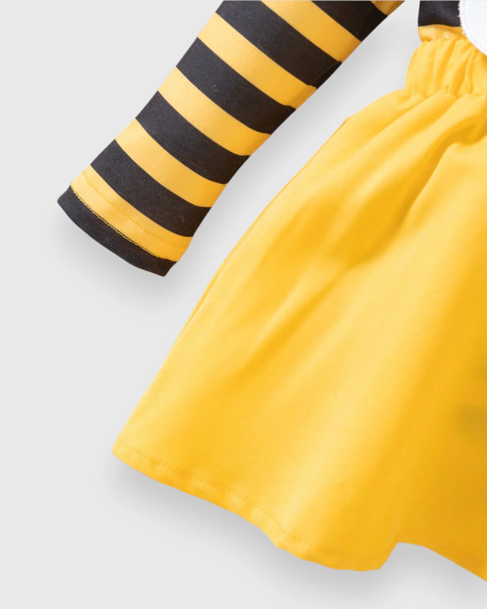 3 Pcs Baby Girl Bee Bodysuit and Overall Dress