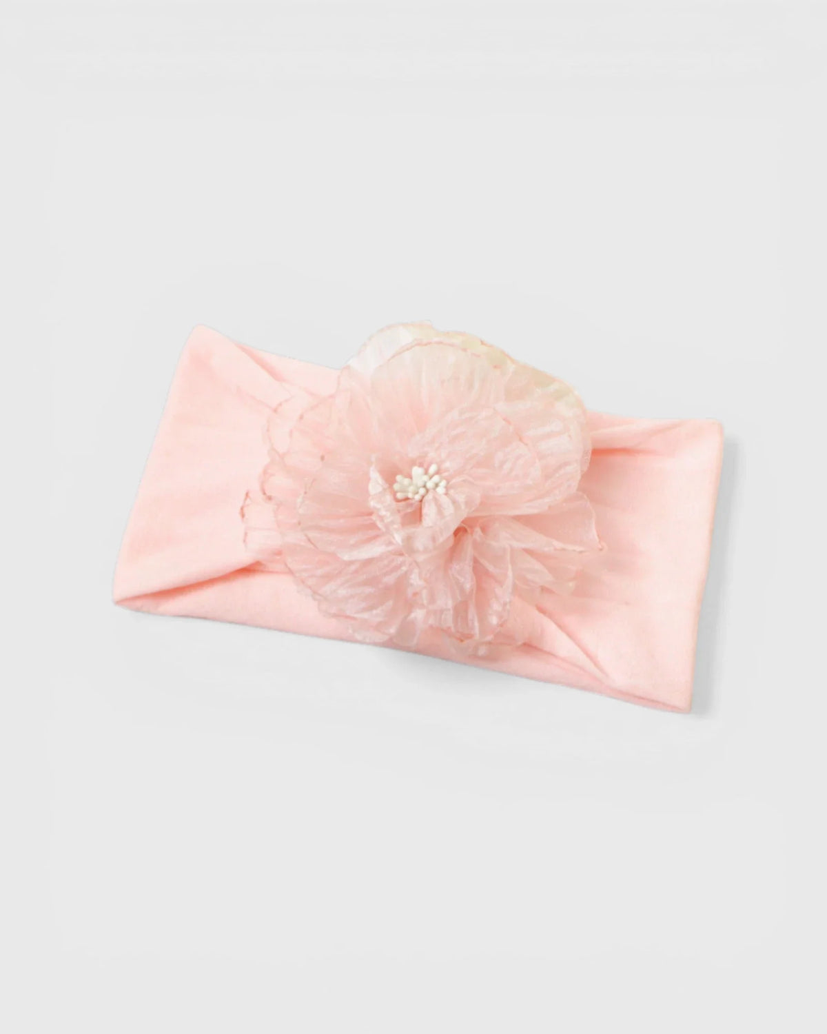 3 Pc Baby Girl Chiffon Flower Elastic Headband