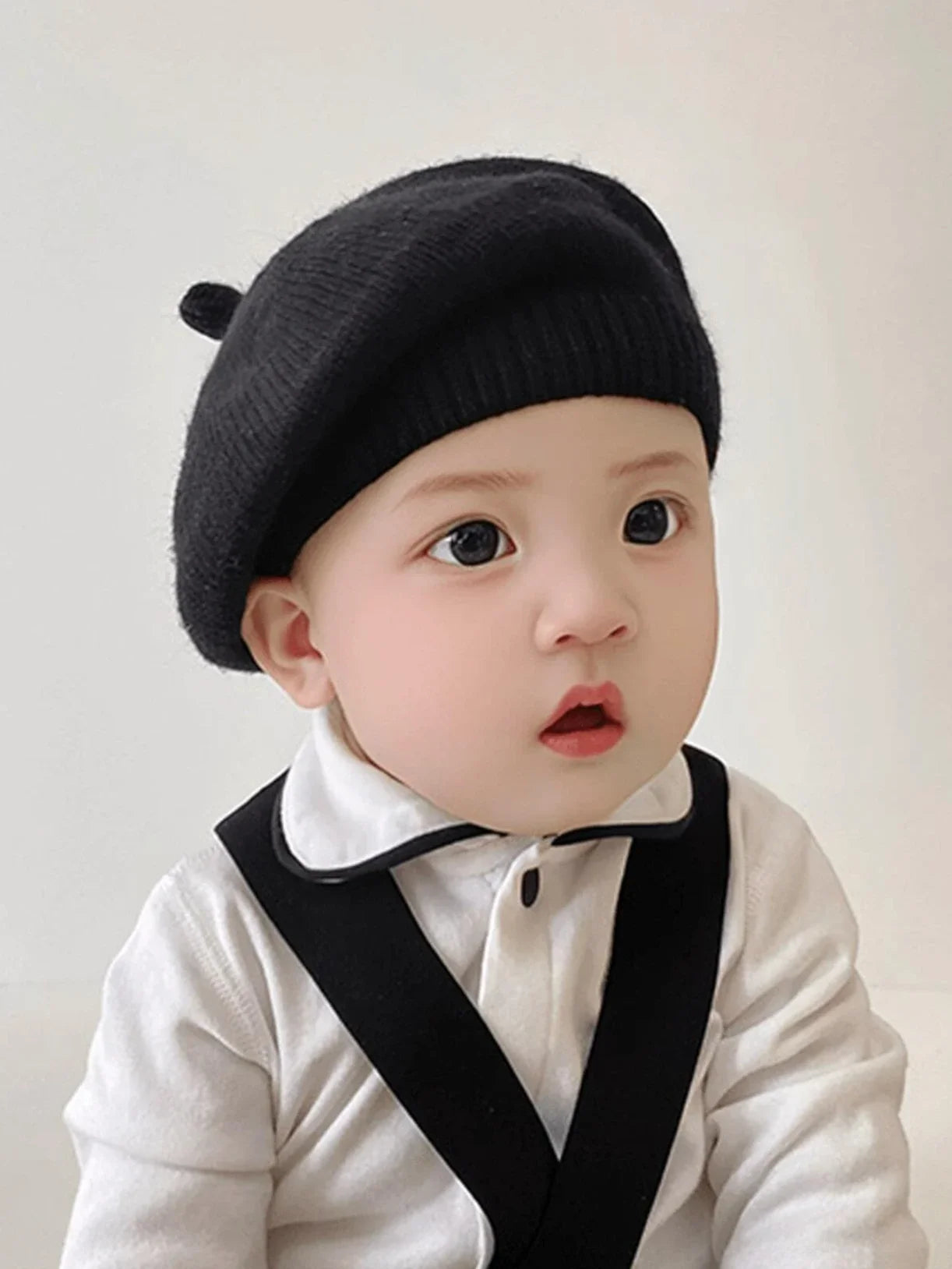 Baby Knitted French Beret Hat