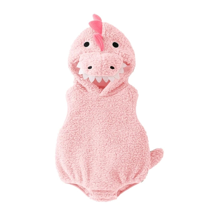 Baby Dinosaur Costume Romper with Hat